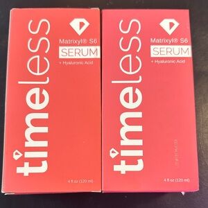 Timeless, Matrixyl S6 Hyaluronic Acid Serum - Pink new sealed 4 fl oz 2 boxes